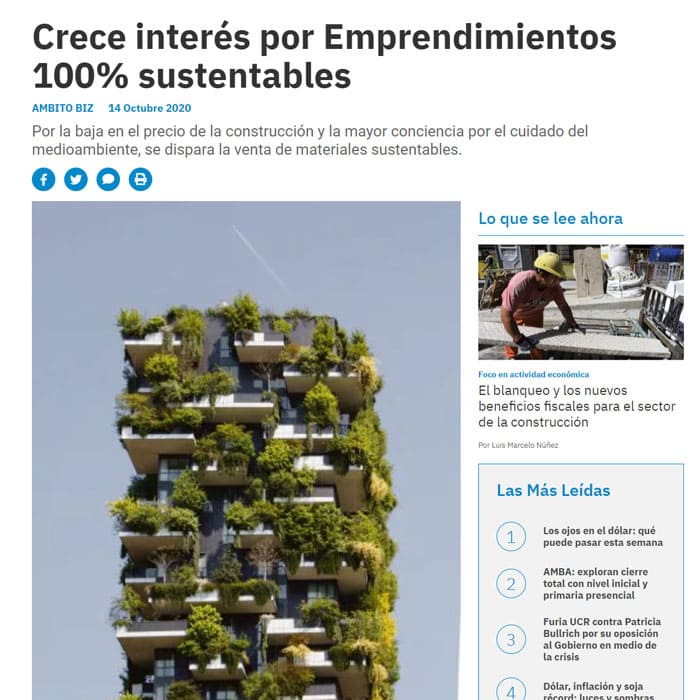 AMBITO.COM Sección Real Estate 10/10/2020