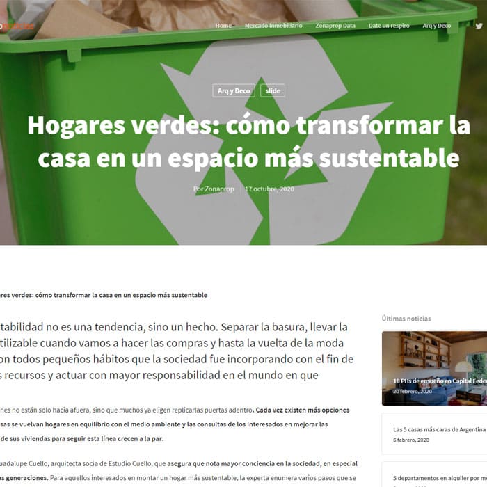 ZONAPROP NOTICIAS 17/10/2020