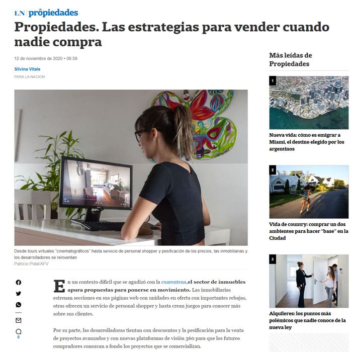LA NACIÓN Suplemento Propiedades 12/11/2020