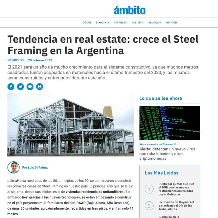 AMBITO Columna de opinión 20/02/2021