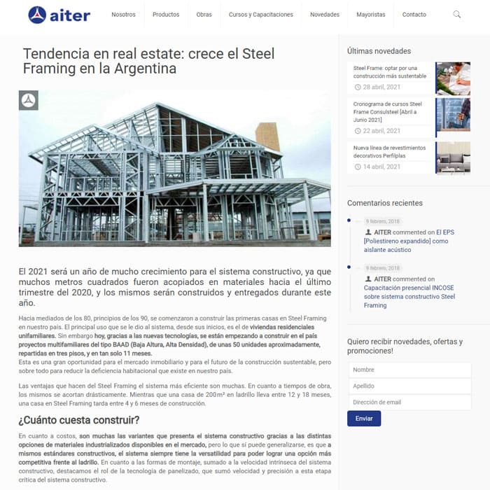 AITER Columna de opinión 09/03/2021